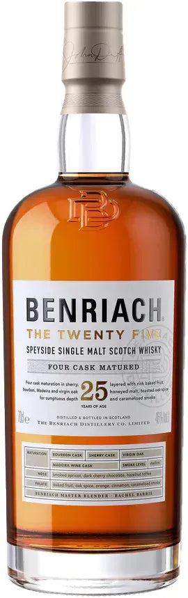 Benriach 25 Years Old Single Malt Scotch Whisky 700ml-Spirits-Benriach-[afterpay_alcohol_delivery]-[buy_spirits_online]-[buy_wine_online]-Barrel & Batch