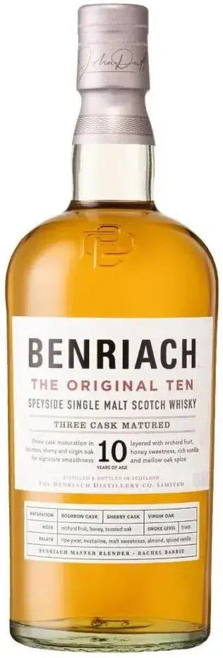 Benriach The Original 10 Speyside Single Malt Scotch Whisky-Spirits-Benriach-[afterpay_alcohol_delivery]-[buy_spirits_online]-[buy_wine_online]-Barrel & Batch