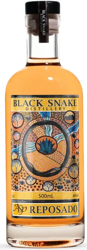 Black Snake ASP Reposado 500ml-Spirits-Black Snake-[afterpay_alcohol_delivery]-[buy_spirits_online]-[buy_wine_online]-Barrel & Batch