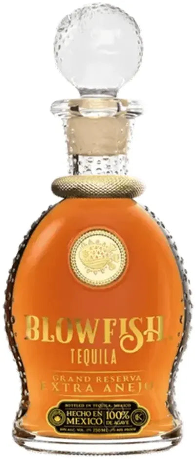 Blowfish Extra Anejo Tequila 750ml-Spirits-Blowfish-[afterpay_alcohol_delivery]-[buy_spirits_online]-[buy_wine_online]-Barrel & Batch