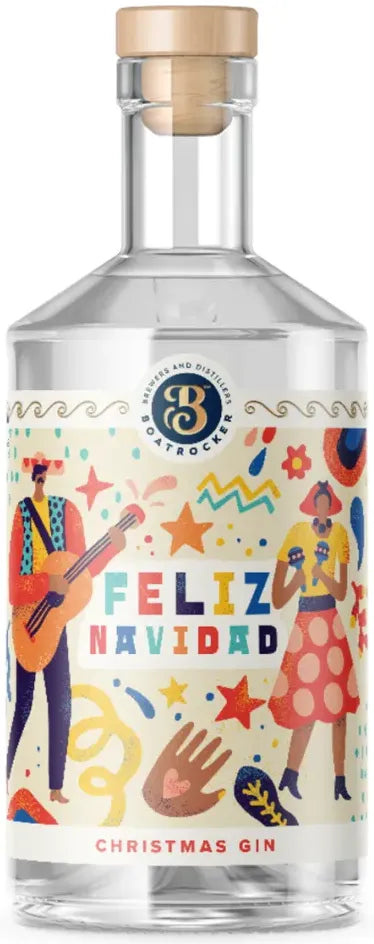 Boatrocker Feliz Navidad Christmas Gin 500ml-Spirits-Boatrocker-[afterpay_alcohol_delivery]-[buy_spirits_online]-[buy_wine_online]-Barrel & Batch