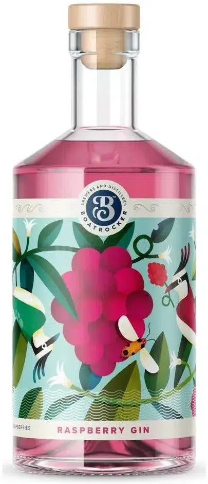 Boatrocker Raspberry Gin 700ml-Spirits-Boatrocker-[afterpay_alcohol_delivery]-[buy_spirits_online]-[buy_wine_online]-Barrel & Batch