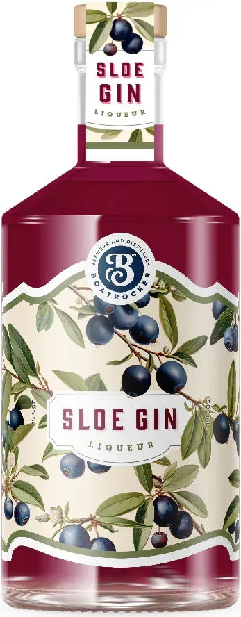 Boatrocker Sloe Gin 500ml-Spirits-Boatrocker-[afterpay_alcohol_delivery]-[buy_spirits_online]-[buy_wine_online]-Barrel & Batch