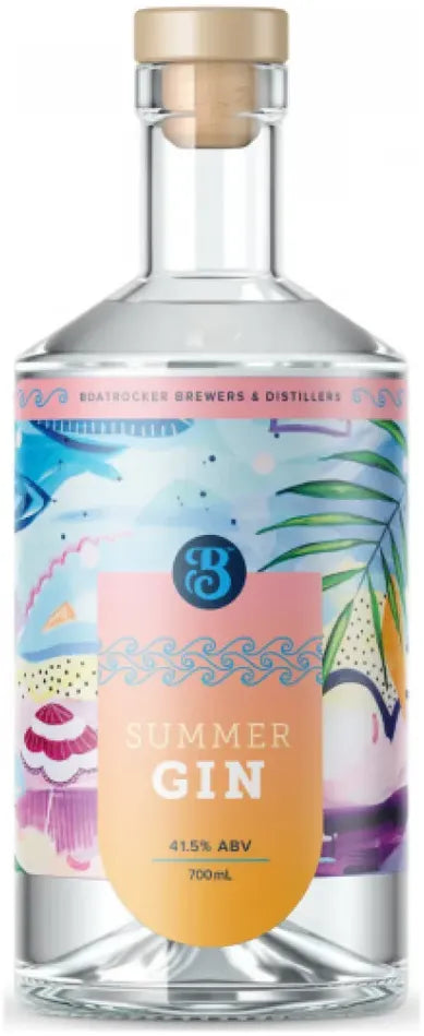 Boatrocker Summer Gin 700ml-Spirits-Boatrocker-[afterpay_alcohol_delivery]-[buy_spirits_online]-[buy_wine_online]-Barrel & Batch