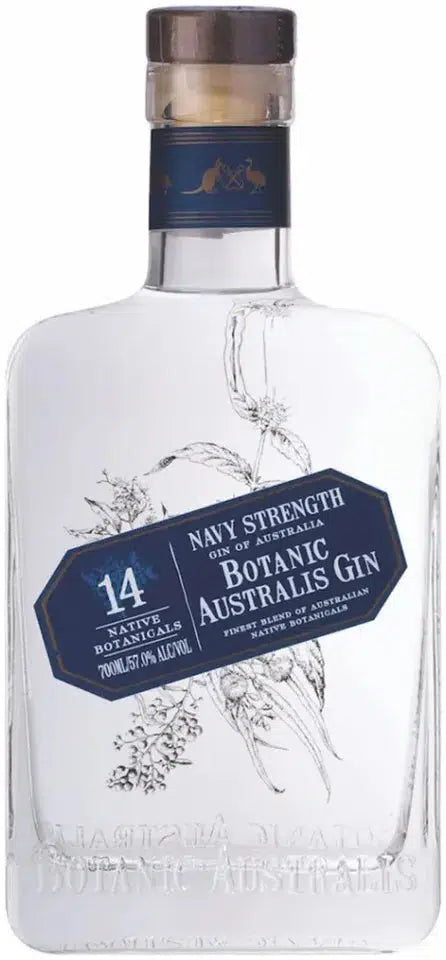 Botanic Australis Navy Strength Gin 700ml-Spirits-Botanic Australis-[afterpay_alcohol_delivery]-[buy_spirits_online]-[buy_wine_online]-Barrel & Batch