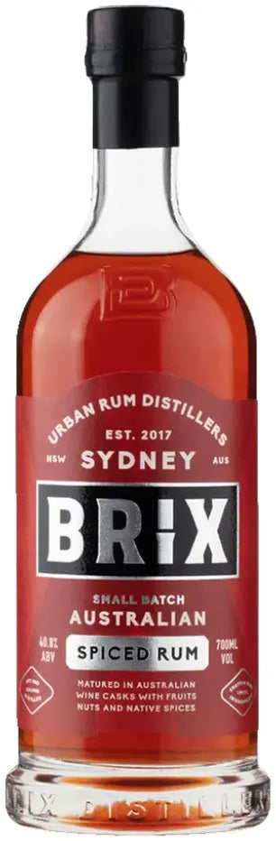 Brix Australian Spiced Rum 700ml-Spirits-Brix-[afterpay_alcohol_delivery]-[buy_spirits_online]-[buy_wine_online]-Barrel & Batch