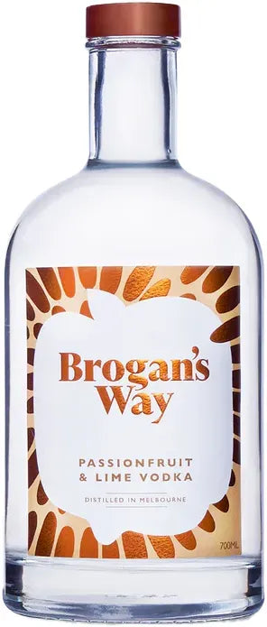 Brogan's Way Passionfruit & Lime Vodka 700ml-Spirits-Brogan's Way-[afterpay_alcohol_delivery]-[buy_spirits_online]-[buy_wine_online]-Barrel & Batch