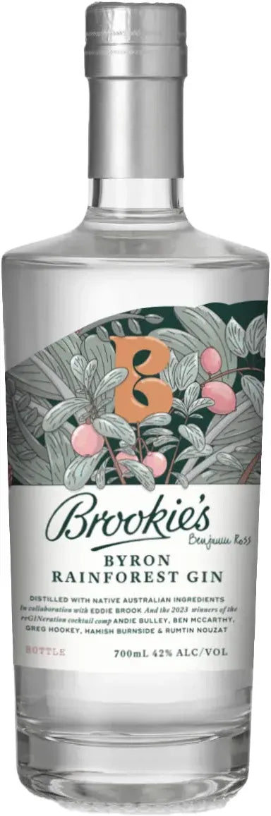 Brookie's Byron Rainforest Gin 700ml-Spirits-Brookie's-[afterpay_alcohol_delivery]-[buy_spirits_online]-[buy_wine_online]-Barrel & Batch