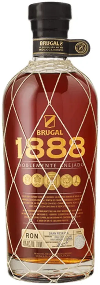 Brugal 1888 Gran Reserva Doblemente Anejado Rum 700ml-Spirits-Brugal-[afterpay_alcohol_delivery]-[buy_spirits_online]-[buy_wine_online]-Barrel & Batch