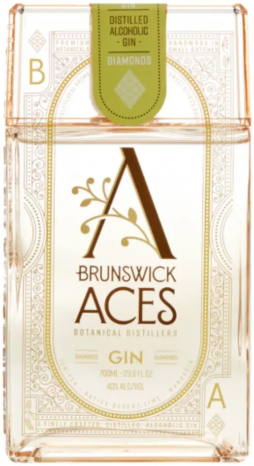 Brunswick Aces Diamonds Gin 700ml-Spirits-Brunswick Aces-[afterpay_alcohol_delivery]-[buy_spirits_online]-[buy_wine_online]-Barrel & Batch