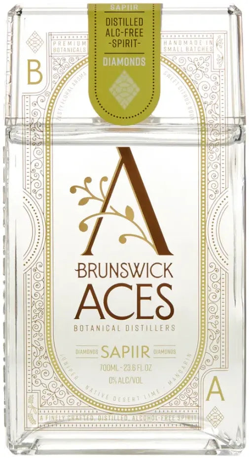 Brunswick Aces Diamonds Sapiir 700ml-Non-Alcoholic-Brunswick Aces-[afterpay_alcohol_delivery]-[buy_spirits_online]-[buy_wine_online]-Barrel & Batch