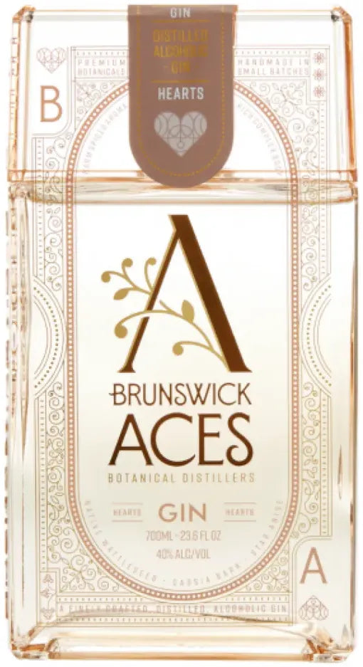 Brunswick Aces Hearts Gin 700ml-Spirits-Brunswick Aces-[afterpay_alcohol_delivery]-[buy_spirits_online]-[buy_wine_online]-Barrel & Batch