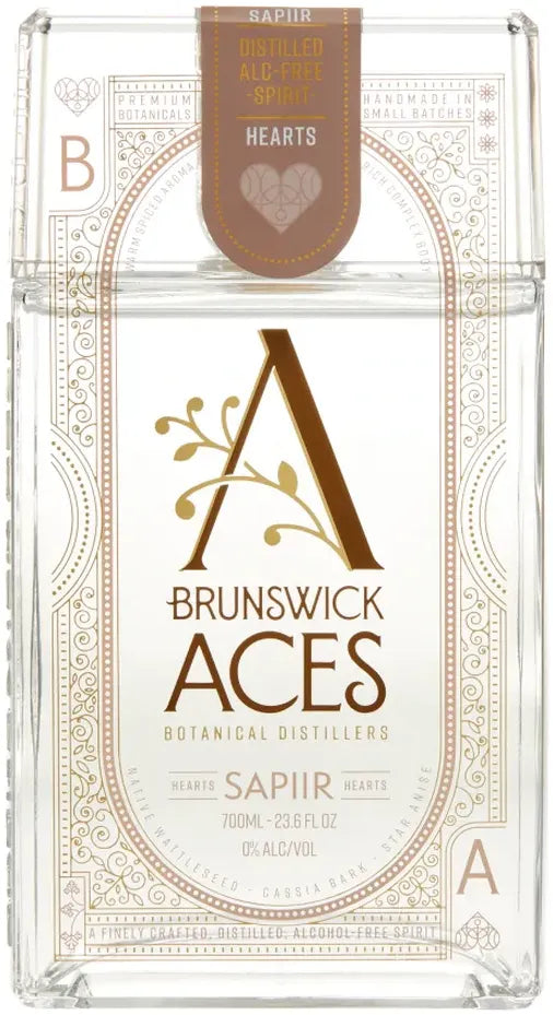 Brunswick Aces Hearts Sapiir 700ml-Non-Alcoholic-Brunswick Aces-[afterpay_alcohol_delivery]-[buy_spirits_online]-[buy_wine_online]-Barrel & Batch