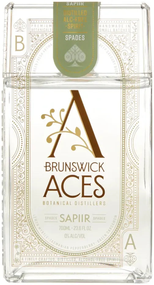 Brunswick Aces Spades Sapiir 700ml-Non-Alcoholic-Brunswick Aces-[afterpay_alcohol_delivery]-[buy_spirits_online]-[buy_wine_online]-Barrel & Batch