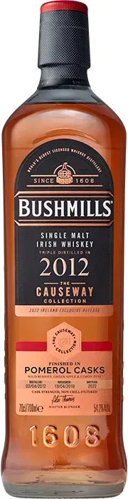 Bushmills Causeway Pomerol Single Malt Irish Whisky 2012 700ml-Spirits-Bushmills-[afterpay_alcohol_delivery]-[buy_spirits_online]-[buy_wine_online]-Barrel & Batch