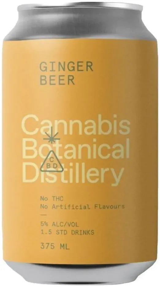 Cannabis Botanical Distillery Ginger Beer 375ml-Beer-Cannabis Botanical Distillery-[afterpay_alcohol_delivery]-[buy_spirits_online]-[buy_wine_online]-Barrel & Batch