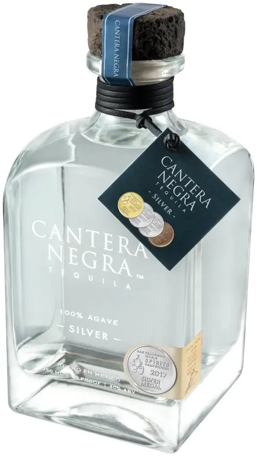 Cantera Negra Silver Tequila 750ml-Spirits-Cantera Negra-[afterpay_alcohol_delivery]-[buy_spirits_online]-[buy_wine_online]-Barrel & Batch