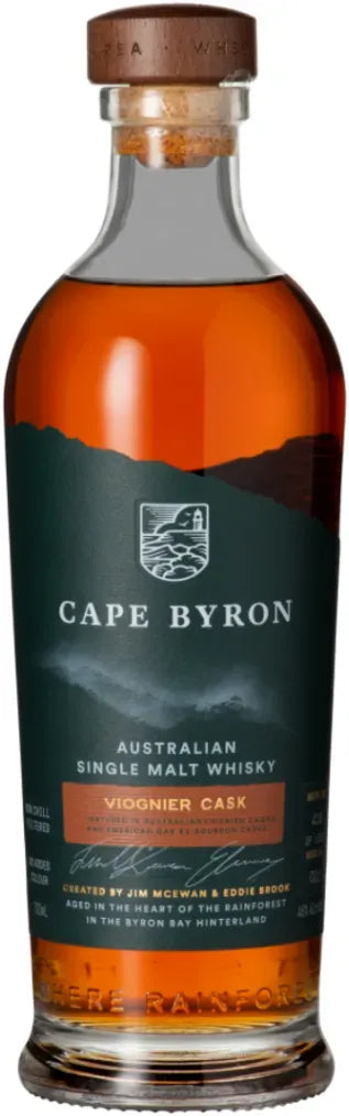 Cape Byron Viognier Cask Single Malt Whisky 700ml-Spirits-Cape Byron-[afterpay_alcohol_delivery]-[buy_spirits_online]-[buy_wine_online]-Barrel & Batch