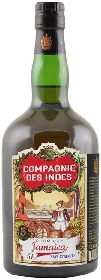 Compagnie des Indes Rum Jamaica Navy Strength 5 Year Old 700ml-Spirits-Compagnie des Indes-[afterpay_alcohol_delivery]-[buy_spirits_online]-[buy_wine_online]-Barrel & Batch