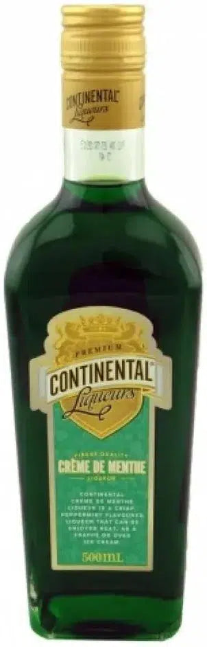 Continental Creme De Menthe Liqueur 500ml-Spirits-Continental-[afterpay_alcohol_delivery]-[buy_spirits_online]-[buy_wine_online]-Barrel & Batch