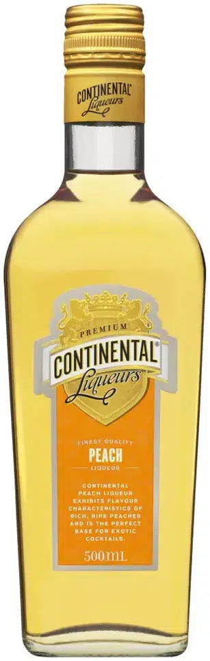 Continental Peach Liqueur 500ml-Spirits-Continental-[afterpay_alcohol_delivery]-[buy_spirits_online]-[buy_wine_online]-Barrel & Batch