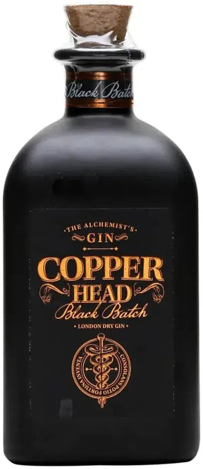 Copperhead Black Batch London Dry Gin 500ml-Spirits-Copperhead-[afterpay_alcohol_delivery]-[buy_spirits_online]-[buy_wine_online]-Barrel & Batch