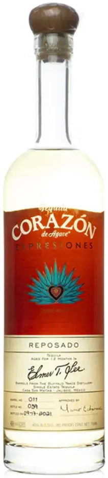 Corazon Expression Elmer T Lee Reposado Tequila 750ml-Spirits-Corazon-[afterpay_alcohol_delivery]-[buy_spirits_online]-[buy_wine_online]-Barrel & Batch