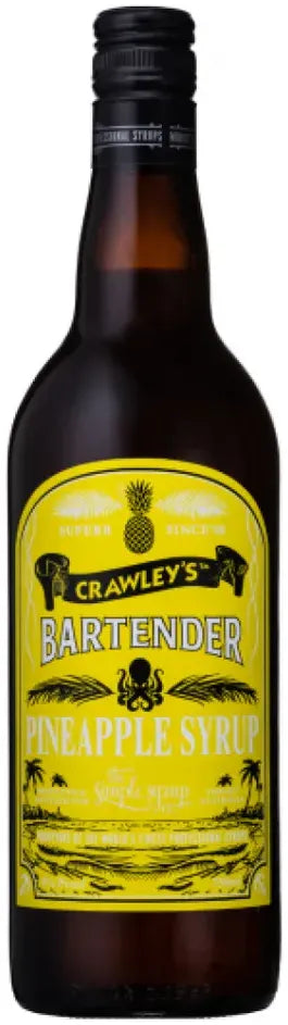 Crawleys Bartender Pineapple Syrup 750ml-Non-Alcoholic-Crawley's-[afterpay_alcohol_delivery]-[buy_spirits_online]-[buy_wine_online]-Barrel & Batch