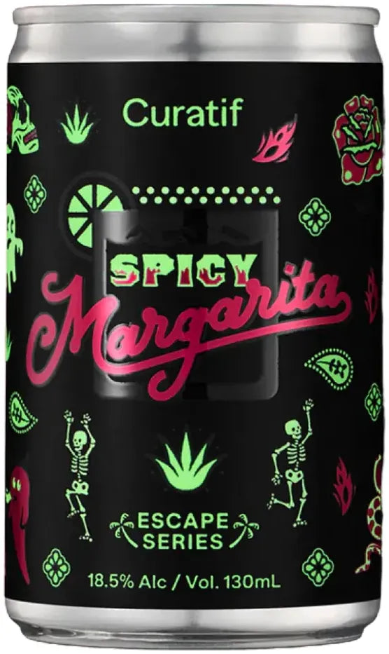 Curatif Spicy Margarita 130ml-Pre-Mixed Drinks-Curatif-[afterpay_alcohol_delivery]-[buy_spirits_online]-[buy_wine_online]-Barrel & Batch