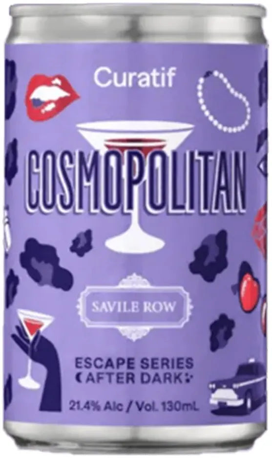 Curatif X Savile Row Cosmopolitan 130ml-Pre-Mixed Drinks-Curatif-[afterpay_alcohol_delivery]-[buy_spirits_online]-[buy_wine_online]-Barrel & Batch