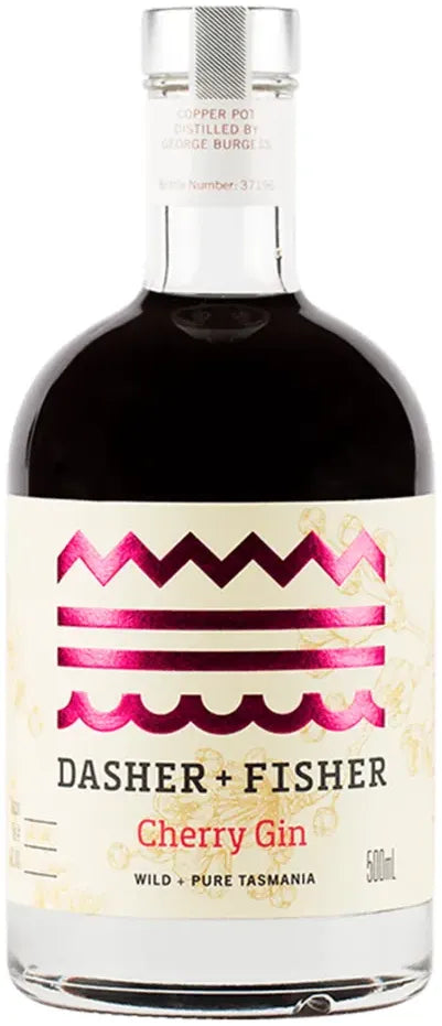 Dasher + Fisher Cherry Gin 500ml-Spirits-Dasher + Fisher-[afterpay_alcohol_delivery]-[buy_spirits_online]-[buy_wine_online]-Barrel & Batch