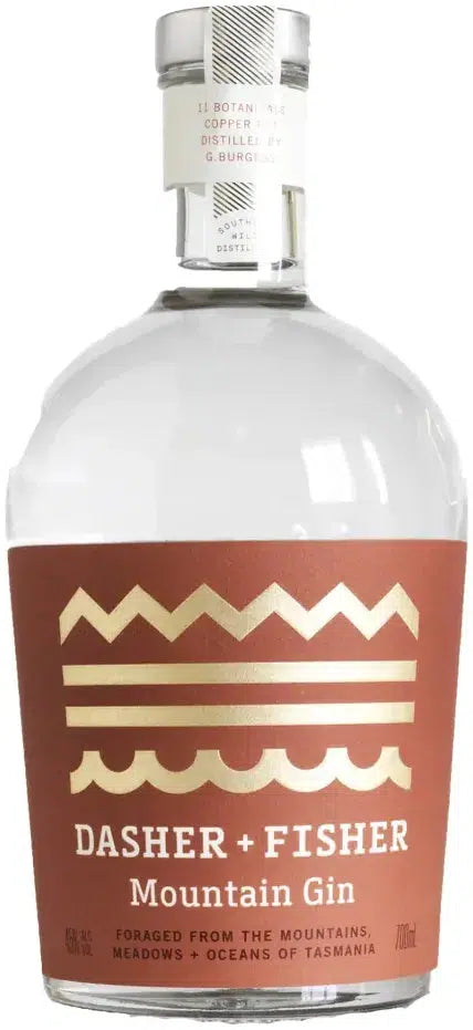 Dasher + Fisher Mountain Gin 700ml-Spirits-Dasher + Fisher-[afterpay_alcohol_delivery]-[buy_spirits_online]-[buy_wine_online]-Barrel & Batch