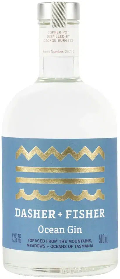 Dasher + Fisher Ocean Gin 700ml-Spirits-Dasher + Fisher-[afterpay_alcohol_delivery]-[buy_spirits_online]-[buy_wine_online]-Barrel & Batch