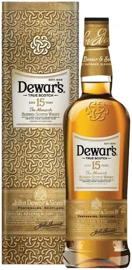 Dewar's 15 Year Old Scotch Whisky Gift Tin Box 700ml-Spirits-Dewar's-[afterpay_alcohol_delivery]-[buy_spirits_online]-[buy_wine_online]-Barrel & Batch