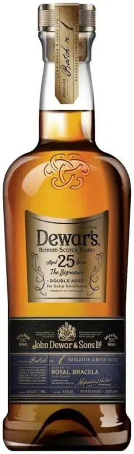 Dewar's 25 Year Old Blended Scotch Whisky 750ml-Spirits-Dewar's-[afterpay_alcohol_delivery]-[buy_spirits_online]-[buy_wine_online]-Barrel & Batch