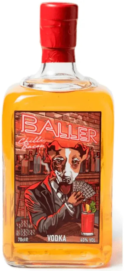 Doghouse Baller Chilli Bacon Vodka 700ml-Spirits-Doghouse-[afterpay_alcohol_delivery]-[buy_spirits_online]-[buy_wine_online]-Barrel & Batch