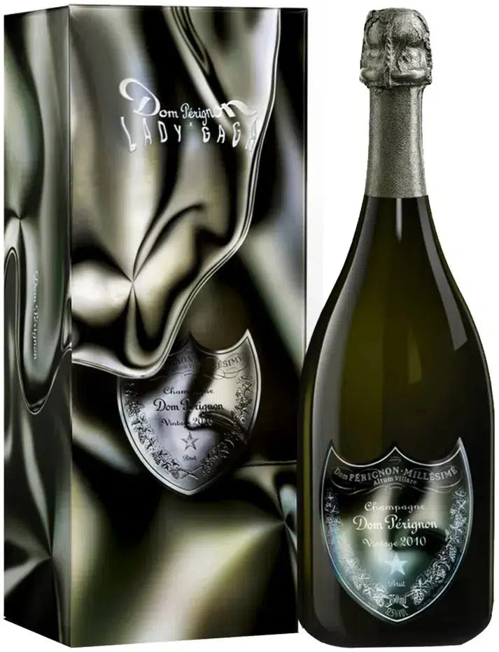 Dom Perignon 2010 Lady Gaga Limited Edition Champagne 750ml-Wine-Dom Perignon-[afterpay_alcohol_delivery]-[buy_spirits_online]-[buy_wine_online]-Barrel & Batch