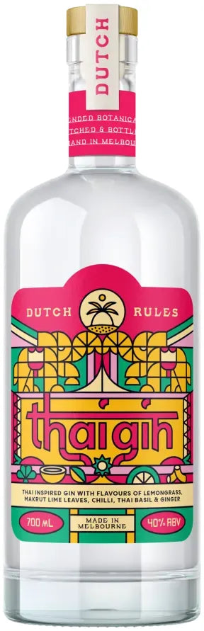 Dutch Rules Thai Gin 700ml-Spirits-Dutch Rules-[afterpay_alcohol_delivery]-[buy_spirits_online]-[buy_wine_online]-Barrel & Batch