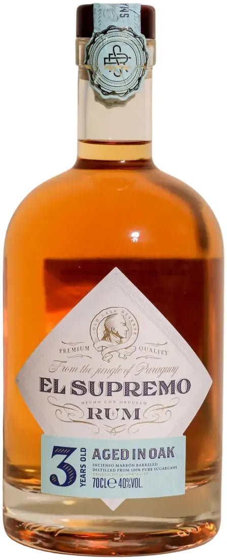 El Supremo 3 Years Old Rum 700ml-Spirits-El Supremo-[afterpay_alcohol_delivery]-[buy_spirits_online]-[buy_wine_online]-Barrel & Batch