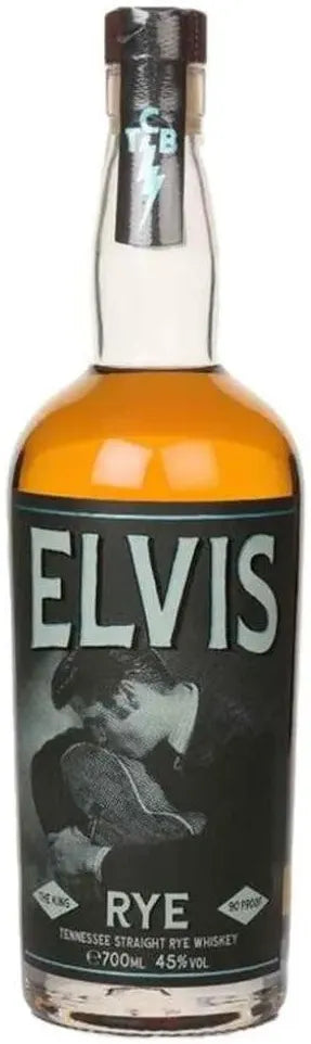 Elvis Straight Rye Whiskey 700ml-Spirits-Elvis-[afterpay_alcohol_delivery]-[buy_spirits_online]-[buy_wine_online]-Barrel & Batch