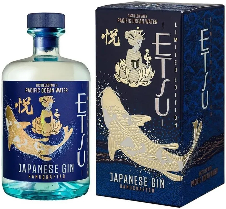 Etsu Pacific Ocean Water Japanese Gin 700ml-Spirits-Etsu-[afterpay_alcohol_delivery]-[buy_spirits_online]-[buy_wine_online]-Barrel & Batch