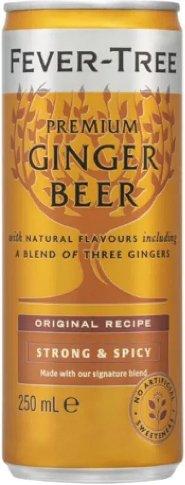 Fever Tree Ginger Beer 250ml-Non-Alcoholic-Fever Tree-[afterpay_alcohol_delivery]-[buy_spirits_online]-[buy_wine_online]-Barrel & Batch