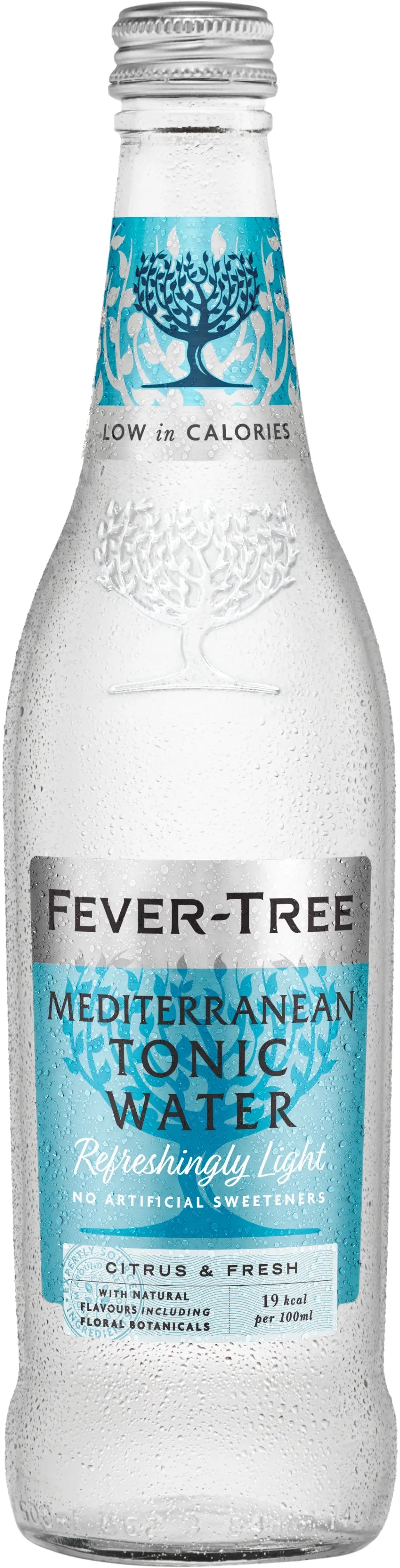 Fever Tree Light Mediterranean Tonic 500ml-Cocktail Mixes-Fever Tree-[afterpay_alcohol_delivery]-[buy_spirits_online]-[buy_wine_online]-Barrel & Batch