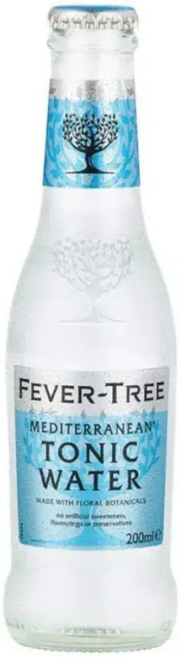 Fever Tree Mediterranean Tonic Water 200ml-Non-Alcoholic-Fever Tree-[afterpay_alcohol_delivery]-[buy_spirits_online]-[buy_wine_online]-Barrel & Batch