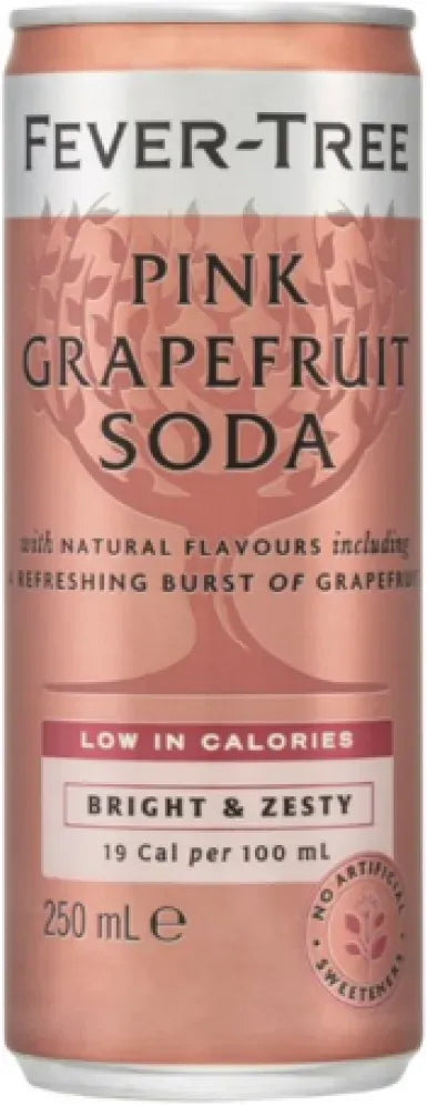 Fever Tree Pink Grapefruit Soda 250ml-Non-Alcoholic-Fever Tree-[afterpay_alcohol_delivery]-[buy_spirits_online]-[buy_wine_online]-Barrel & Batch