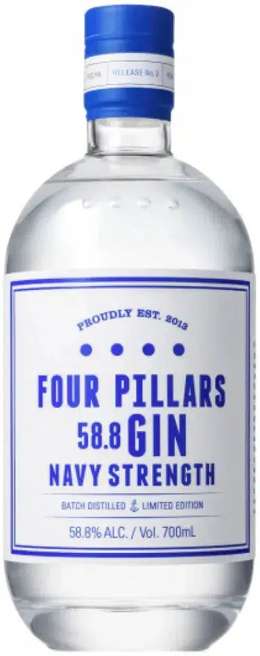 Four Pillars Navy Strength Gin 700ml-Spirits-Four Pillars-[afterpay_alcohol_delivery]-[buy_spirits_online]-[buy_wine_online]-Barrel & Batch