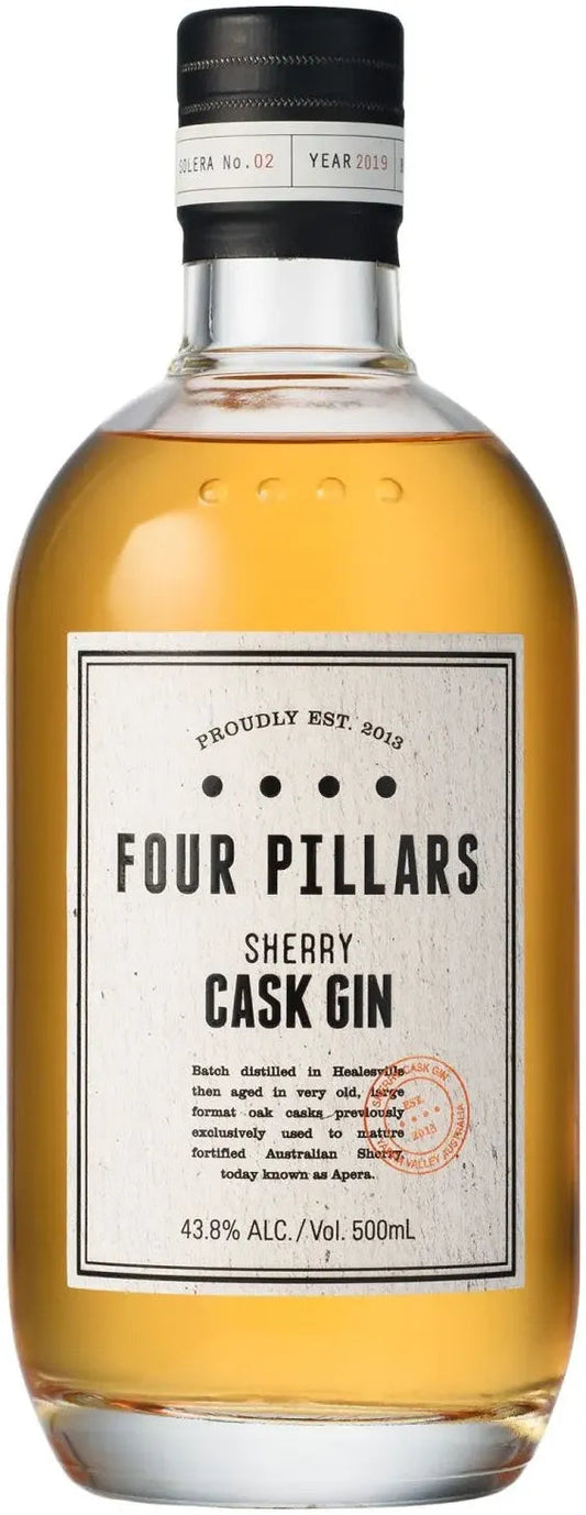 Four Pillars Sherry Cask Gin 500ml-Spirits-Four Pillars-[afterpay_alcohol_delivery]-[buy_spirits_online]-[buy_wine_online]-Barrel & Batch