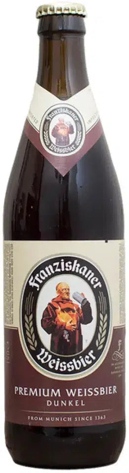 Franziskaner Hefe-Weisse Dunkel 500ml-Beer-Franziskaner-[afterpay_alcohol_delivery]-[buy_spirits_online]-[buy_wine_online]-Barrel & Batch