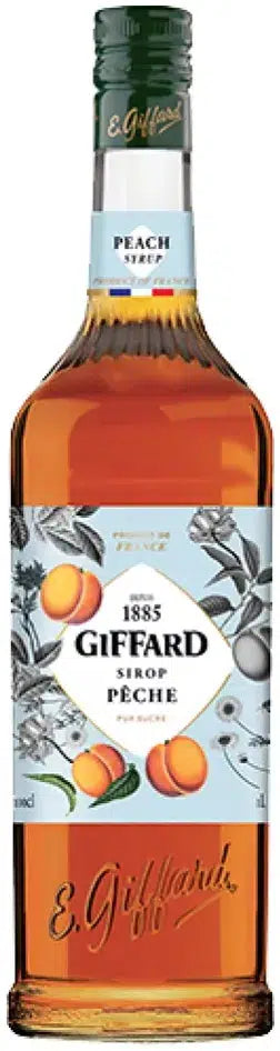 Giffard Peach Syrup 1L-Non-Alcoholic-Giffard-[afterpay_alcohol_delivery]-[buy_spirits_online]-[buy_wine_online]-Barrel & Batch