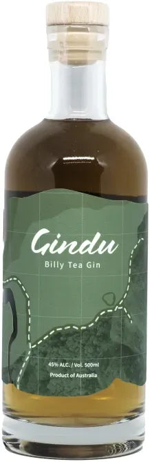 Gindu Billy Tea Gin 500ml-Spirits-Gindu-[afterpay_alcohol_delivery]-[buy_spirits_online]-[buy_wine_online]-Barrel & Batch